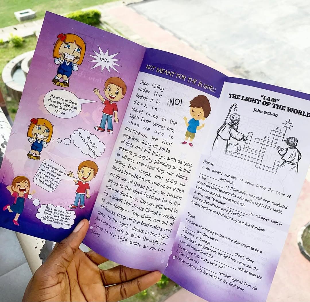 Gospel comic tract story