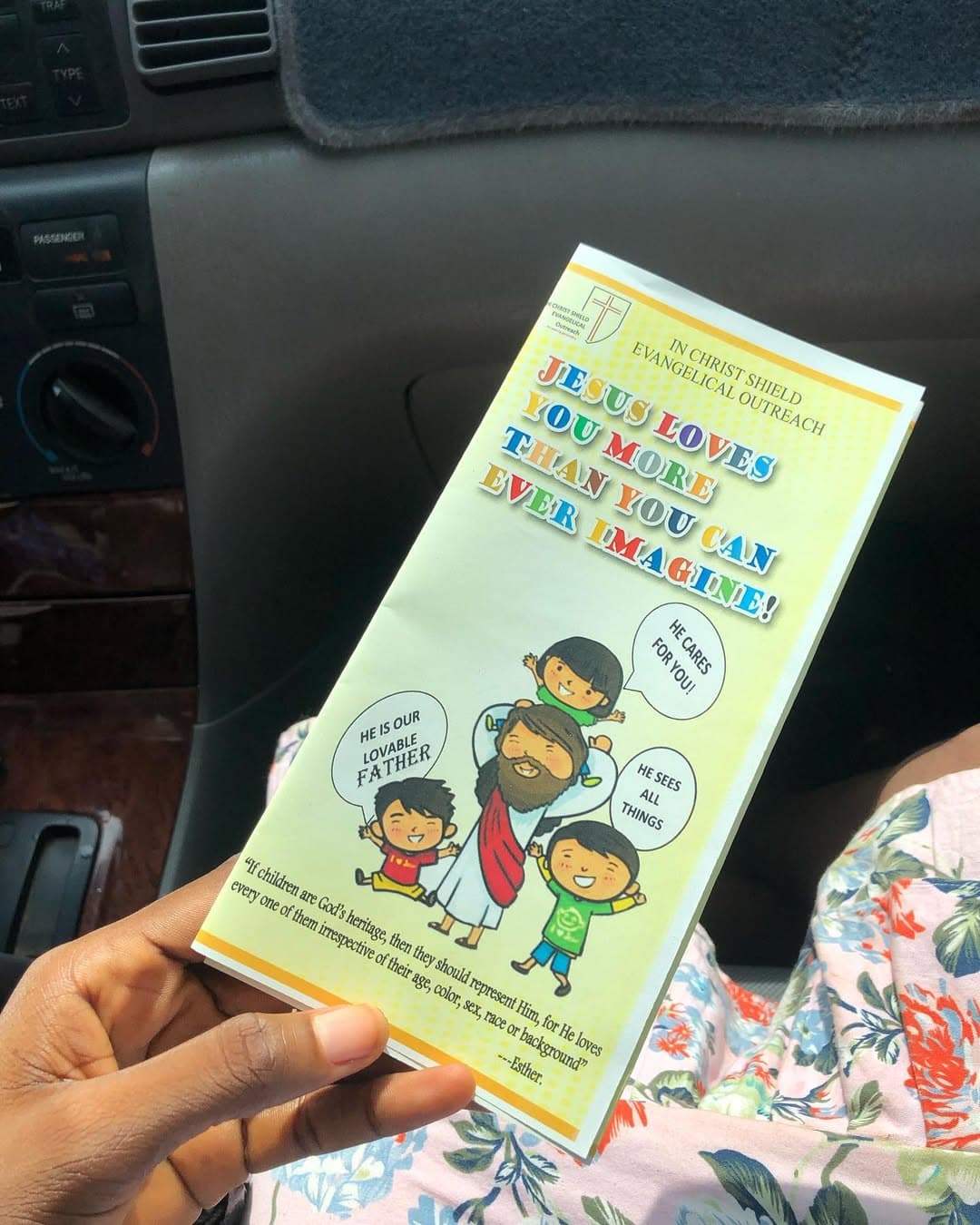Gospel comic tract chapter