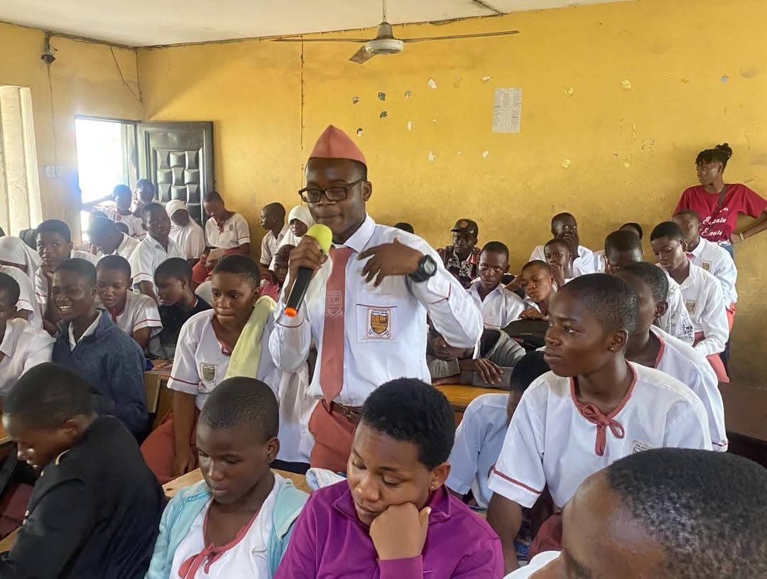 School outreach programme scene