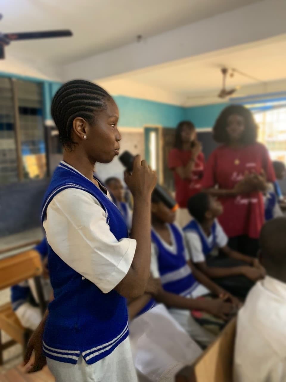 School outreach programme gathering