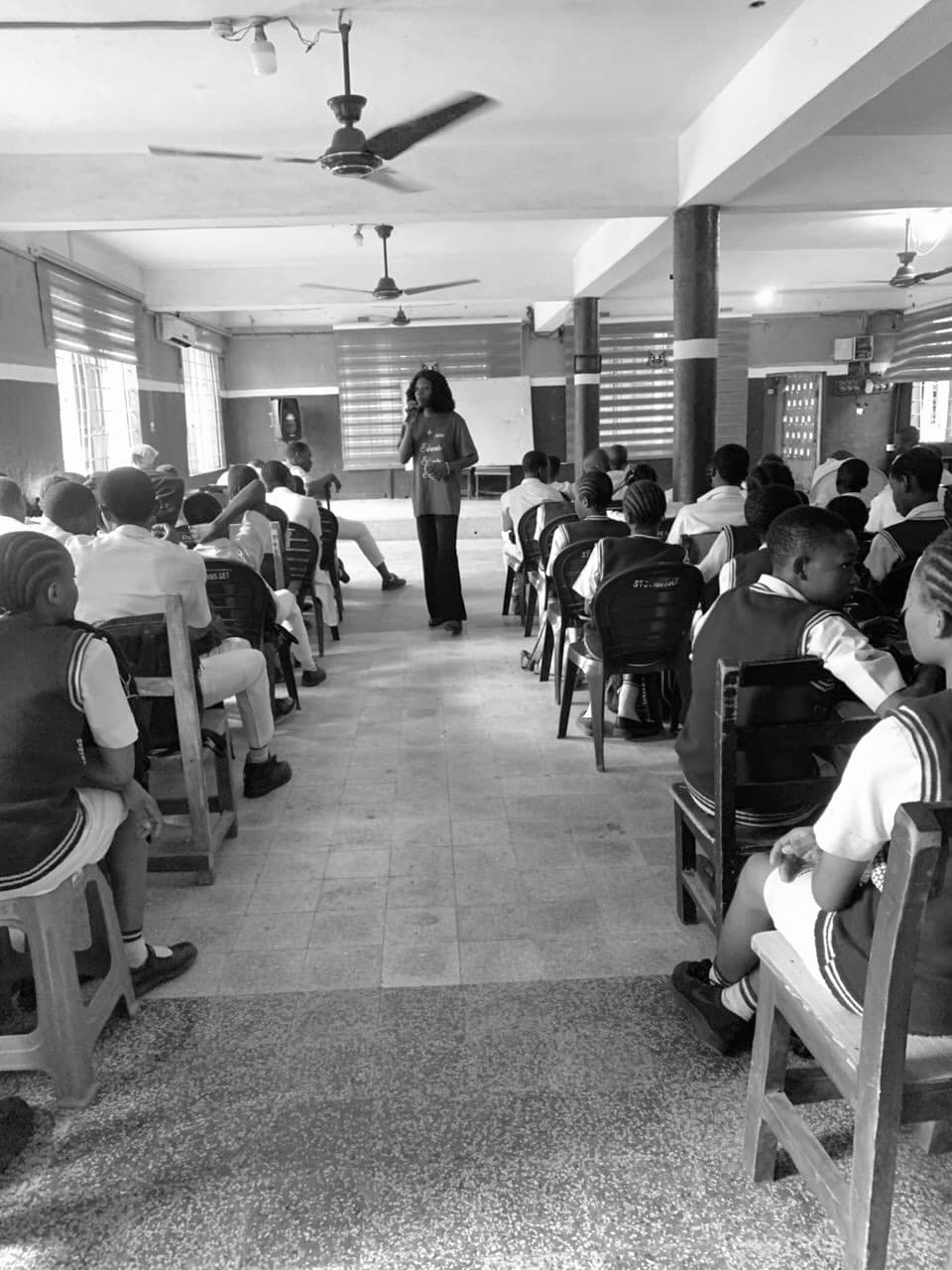 School outreach programme gathering