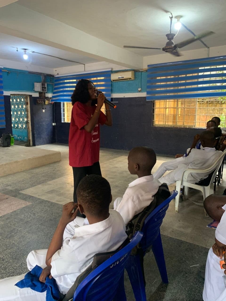 School outreach programme gathering