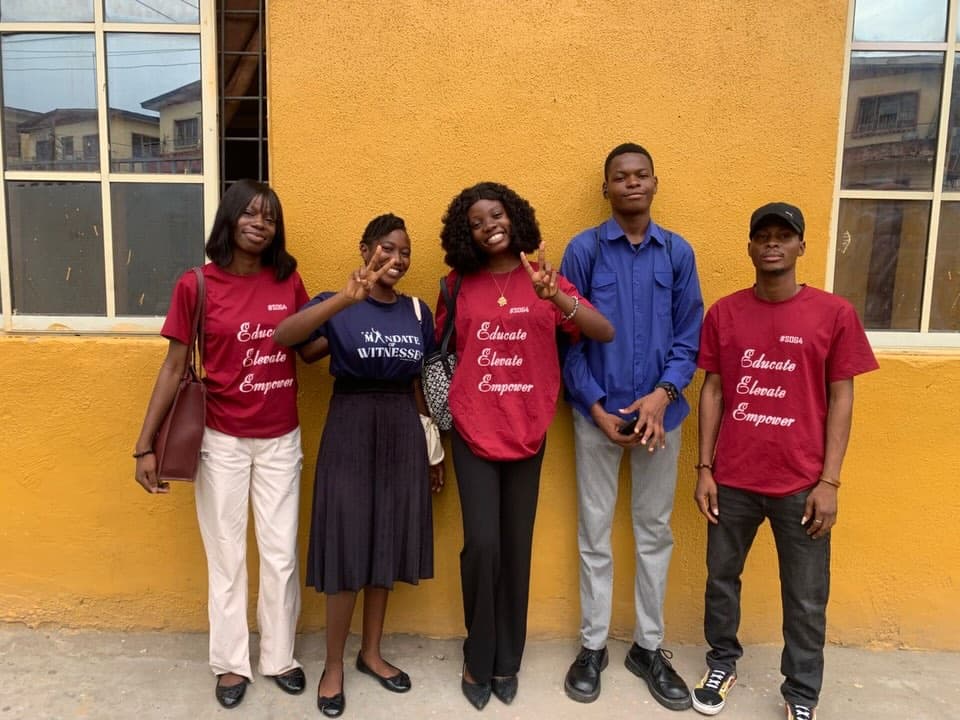 School outreach programme gathering