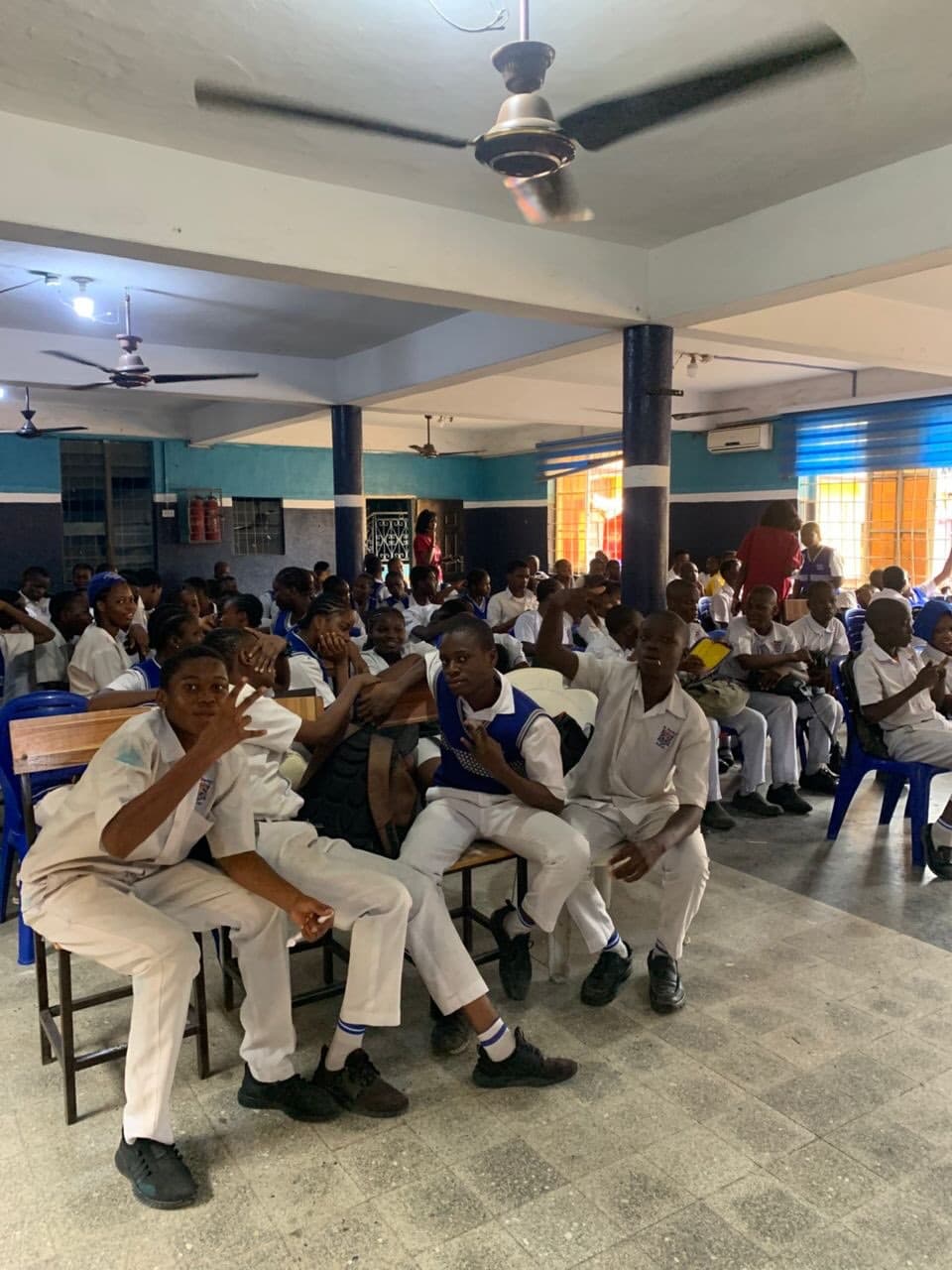 School outreach programme gathering