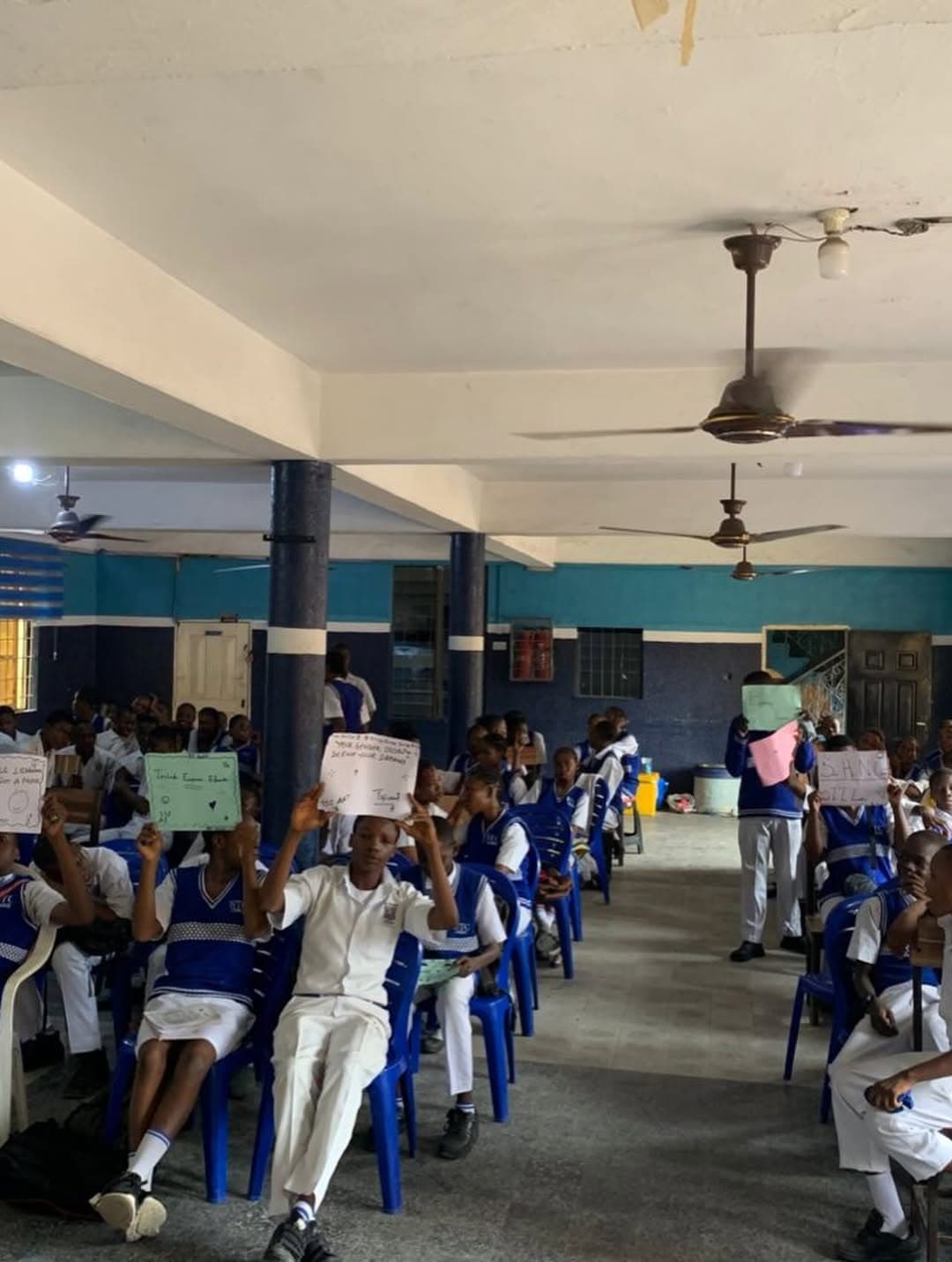 School outreach programme gathering