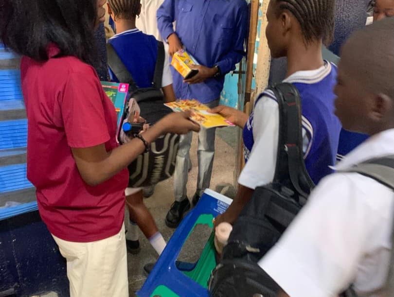 School outreach programme gathering